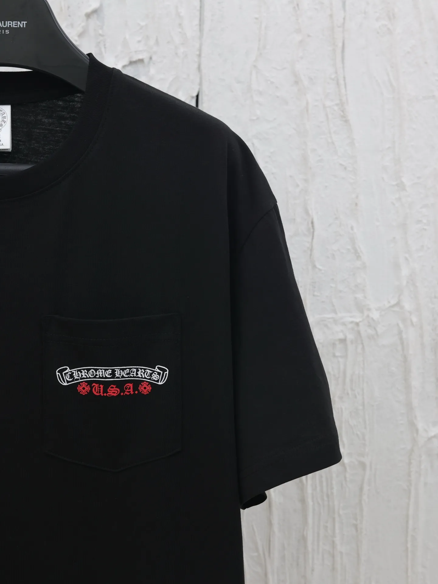 🅿️290 Chrome hearts*/Chrome Hearts 25 new flag rolled short-sleeved T-shirt. The fabric is made of 26 weave 200 grams of cotton. The printing uses a variety of printing techniques. Customized accessories Size: S/M/L
